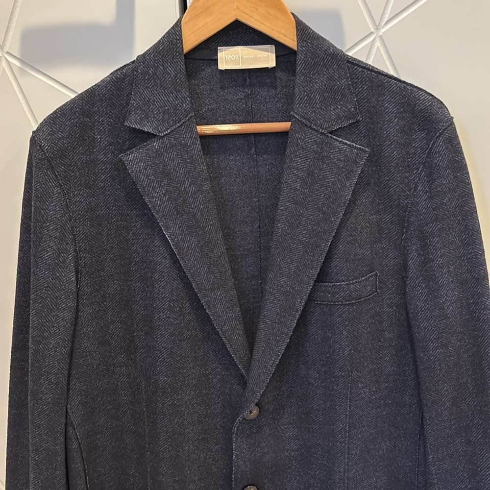 120% Lino Italian Luxury brand jacket IT 50 (US Small)